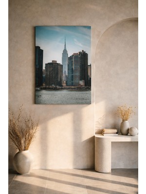 Photonom Manhattan'da Gün Batımı | Ev Dekorasyon Kanvas Tablo | Ev Hediyesi