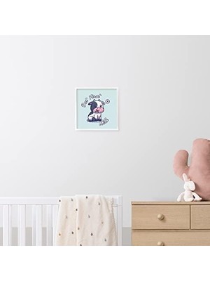 Adoz Shopping Bebek Odası Için Sevimli Inek Tasarımlı Çerçeve