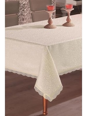 Adoz Shopping Denizli Çeyiz Dantelli Masası Örtüsü 160X220