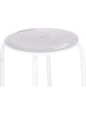 Adoz Shopping Tabure Demir Beyaz M-KV18-01