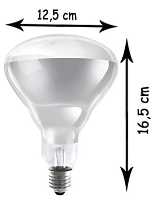 Adoz Shopping 250W Infrared Şeffaf Ampul E27