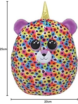Adoz Shopping Ty Giselle Ieopard Multi Squish 10"