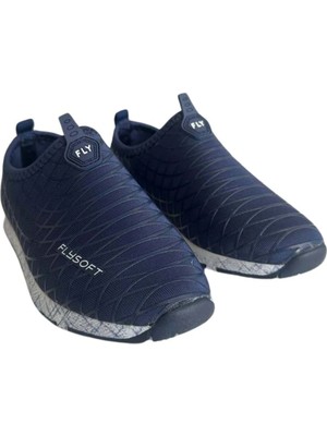 Lacivert Slip-On Çocuk Kreş Okul Ayakkabısı Hafif ve Konforlu