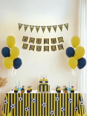 Umamiçe Sarı Lacivert "iyi Ki Doğdun" Yazılı Banner