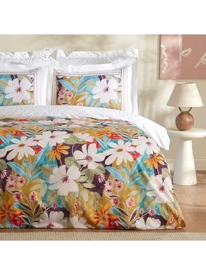 Adoz Shopping Lumire %100 Pamuk Tek Kişilik Nevresim Takımı Multicolor