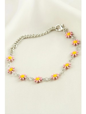 Esranın Dünyası Papatya Mineli Bileklik RSBİJ34-ESRDNS