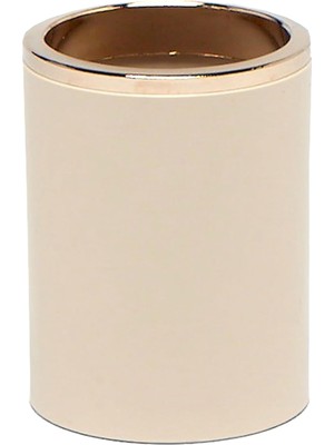 Adoz Shopping Diş Fırçalık Beyaz-Altın Renk