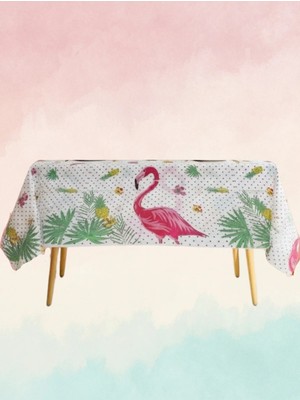 Umamiçe Flamingo Temalı Masa Örtüsü – 120X180 cm