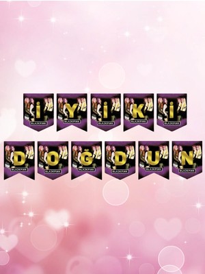 Umamiçe Blackpink "iyi Ki Doğdun" Yazılı Banner
