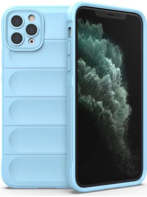 Akinco Iphone 11 Pro Max Kılıf Optimum Silikon - Sky Blue