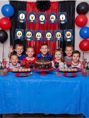 Umamiçe Örümcek Adam "iyi Ki Doğdun" Yazılı Banner