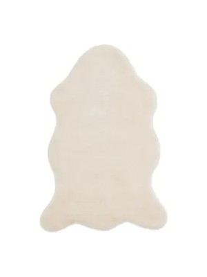 Vivense Puffy Kürk Halı, Bej, 80X100