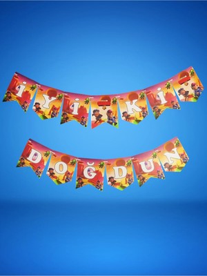 Umamiçe Temalı "iyi Ki Doğdun" Yazılı Banner