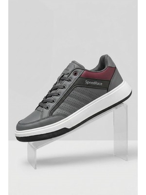 Letao Metro Erkek  Bağcıklı Rahat Taban Günlük Sneaker Spor Ayakkabı