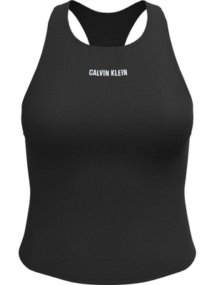 Calvin Klein Calvın Kleın Kadın Marka Logolu Günlük Kullanıma Uygun Siyah T-Shirt LVGWS5K208 Ub1