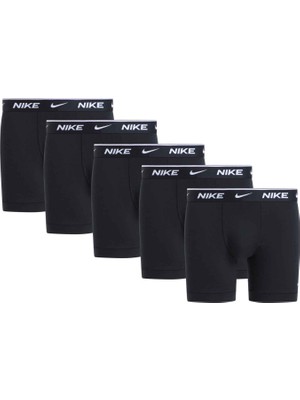 Nike Nıke Erkek Marka Logolu Elastik Bel Bantlı Siyah Boxer NQ00KE1296 001