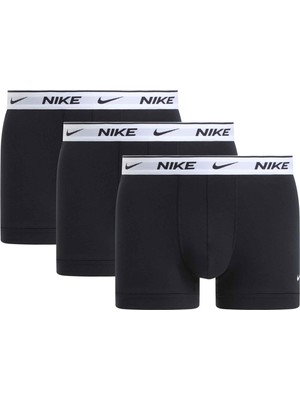 Nike Nıke Erkek Marka Logolu Günlük Kullanıma Uygun Siyah-Siyah-Siyah Boxer NQ00KE1284 6d7