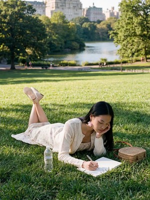 LC Waikiki Xsıde Bej Bisiklet Yaka Ajurlu Kadın Triko Hırka