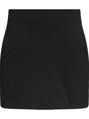 Calvin Klein Calvın Kleın Kadın Marka Logolu Günlük Kullanıma Uygun Siyah Etek LV047F251G Ub1
