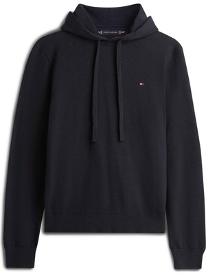 Tommy Hilfiger Tommy Hılfıger Erkek Marka Logolu Günlük Kullanıma Uygun Lacivert Sweatshirt MW0MW41642 Dw5
