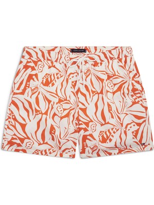 Tommy Hilfiger Tommy Hılfıger Erkek  Turuncu Deniz Şortu UM0UM03491 0jh