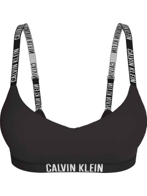 Calvin Klein Calvın Kleın Kadın Marka Logolu Günlük Kullanıma Uygun Siyah Sütyen LV00QF8754 Ub1