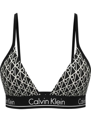 Calvin Klein Calvın Kleın Kadın  Siyah-Beyaz Bikini Üstü LV00Q61208 32N
