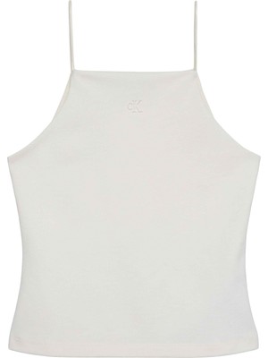 Calvin Klein Calvın Kleın Kadın Marka Logolu Günlük Kullanıma Uygun Krem Atlet LV044F206G Yas