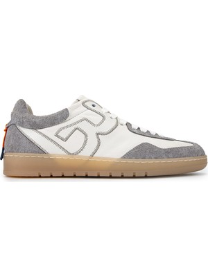 Barracuda Erkek Hakiki Deri Gri/beyaz Sneakers & Spor Ayakkabı 511 BU3538B Erk Ayk Y25 Graıa/off Whıte