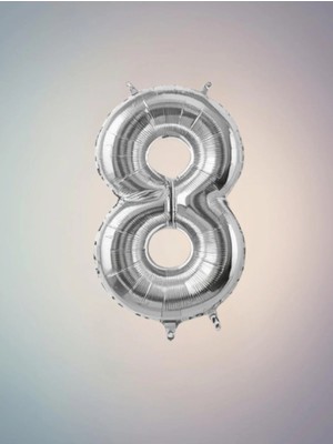 Umamiçe 8 Rakam Balonu – 40 Inç (100 Cm) Parti ve Kutlamalar Için Göz Alıcı Dekor