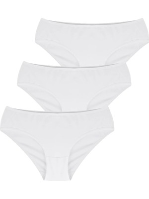 Penti Beyaz Kapamalı Slip Paket 3'lü Külot