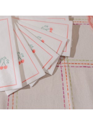 Evidea Kitchen Cherry Summer 20'li Kağıt Peçete - Renkli