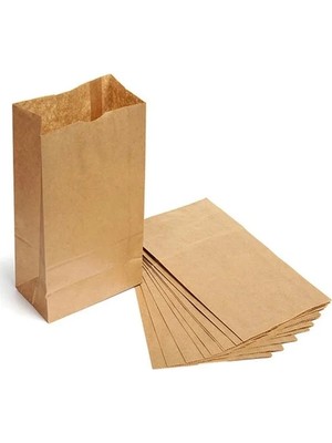 Calperia Naturel Poşet Kese Kağıdı, 12 cm x 20 Cm, 25 Adet