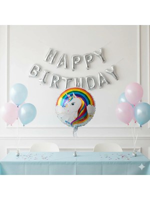 Umamiçe Unicorn Temalı Folyo Balon