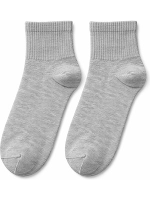 QUALITY WALKING Unisex Dikişsiz Pamuklu Yarım Tenis Çorap Günlük ve Spor Kullanım Nefes Alan Konforlu