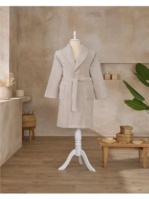 Özdilek Battal Boy Tek Bornoz Şalyaka-Classic Bej (3xl Beden)