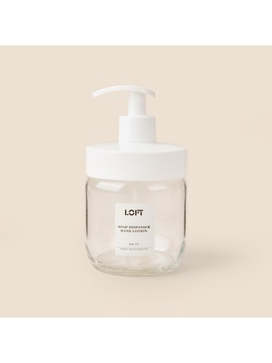 Voce 2'li Cam Banyo Seti - Şeffaf / Siyah - 425 ml