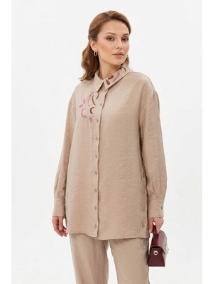Missemramiss Elegant Flow Gömlek 5251 Bej