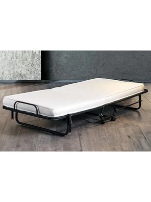 Vivense Niron Iron Katlanır Yatak ve Karyola, 80X190 cm