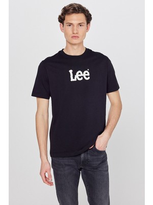 Lee % 100 Pamuk Regular Fit Logolu Bisiklet Yaka T Shirt Erkek T Shirt L2610100 001