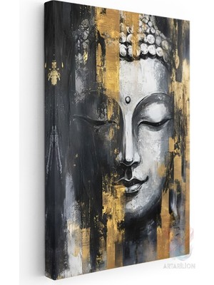 Artarilion Kanvas Duvar Tablosu Buddha 12 Yüksek Kalite Salon Ofis Dekorasyon Tablo