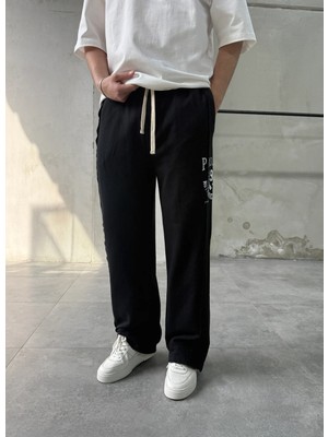 Difransel Jeans Projeckt 96 Baskılı Siyah Eşofman