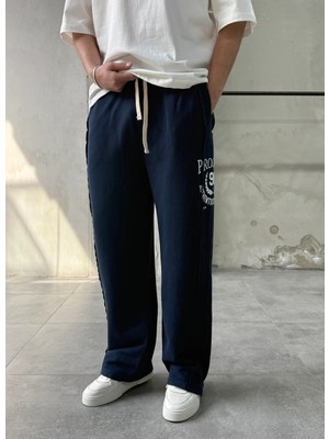 Difransel Jeans Projeckt 96 Baskılı Lacivert Eşofman