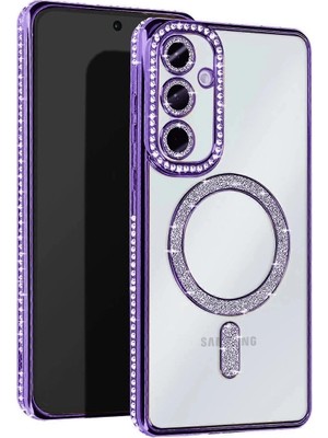 Sb Shopping Galaxy A16 5g Joke Simli Magneticsafe Kılıf - Derin Mor