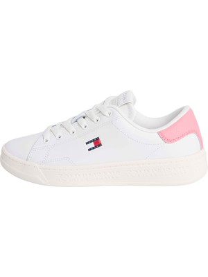 Tommy Hilfiger Tommy Hılfıger Kadın Marka Logolu Günlük Kullanıma Uygun Pembe Sneaker EN0EN02960 0j6