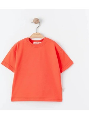 Tiffany T-Shirt Basic Süprem Mercan