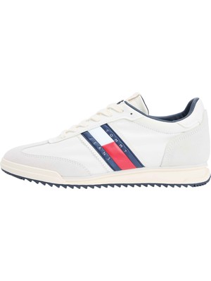 Tommy Hilfiger Tommy Hılfıger Erkek Marka Logolu Günlük Kullanıma Uygun Mavi Sneaker EM0EM01694 0gy
