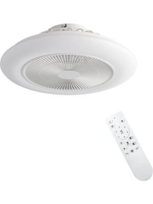 Dlc Group Dlc Cıerzo LED Tavan Vantilatörü Gizli Fanlı Beyaz Kumandalı 50CM