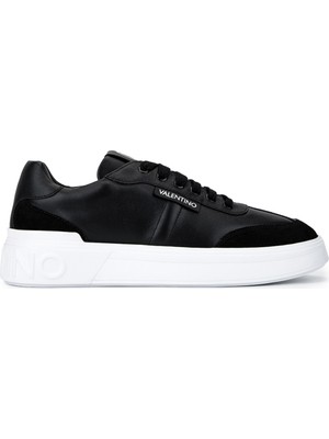 Tamer Tanca Mario Valentino Erkek Hakiki Deri Siyah Sneakers & Spor Ayakkabı 1040 92R2108 Erk Ayk SK25-26 Nero