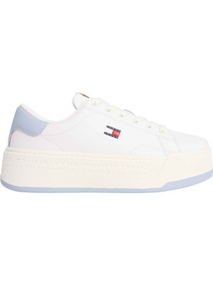 Tommy Hilfiger Tommy Hılfıger Kadın Marka Logolu Günlük Kullanıma Uygun Gri Sneaker EN0EN02961 0g8